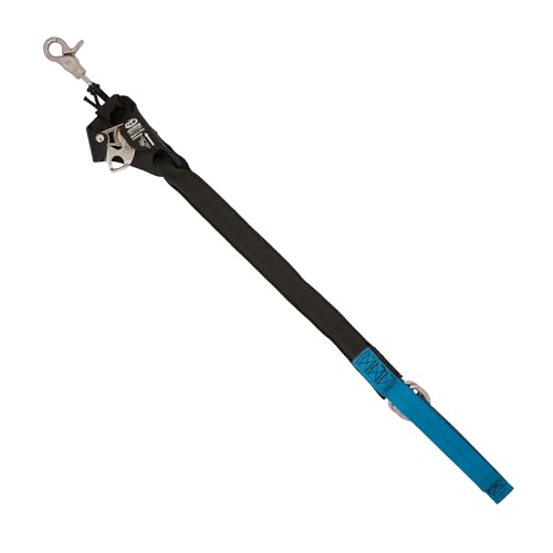 Weaver Arborist Nylon Foot Ascender Tree Climbing Sling, Regular, HAAS Velox Rope Ascender System, Zero Setup, Durable Arborist Gear (Black/Blue)