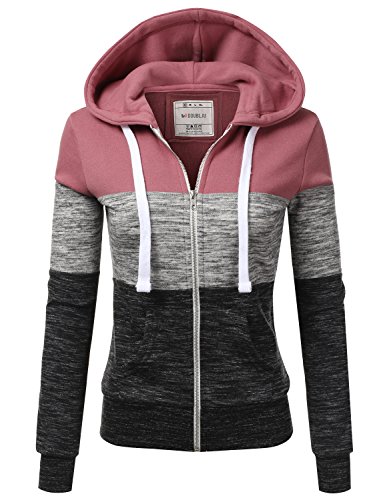 Book Cover Doublju Lightweight Thin Zip-Up Hoodie Jacket for Women with Plus Size