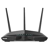 Tenda AC18 Wireless-AC1900 Dual Band Gigabit Router,1300Mbps at 5GHz, 600Mbps at 2.4GHz,4 High Speed LAN Ports, USB 3.0 Port, Guest Network (AC18), Black