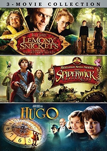 Book Cover Lemony Snicket's/Spiderwick Chronicles/Hugo 3-Movie Collection