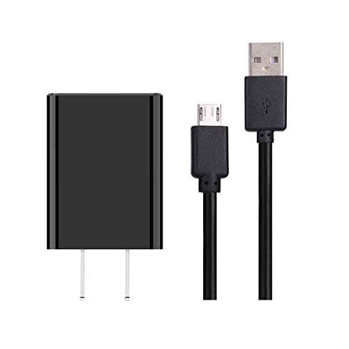 Book Cover Charger Cord Replacement for Amazon Fire TV Stick, Fire Tablet, Compatible Smasung Android Phone Micro USB Charger Cable and AC/DC Home Wall Charger Power Adapter