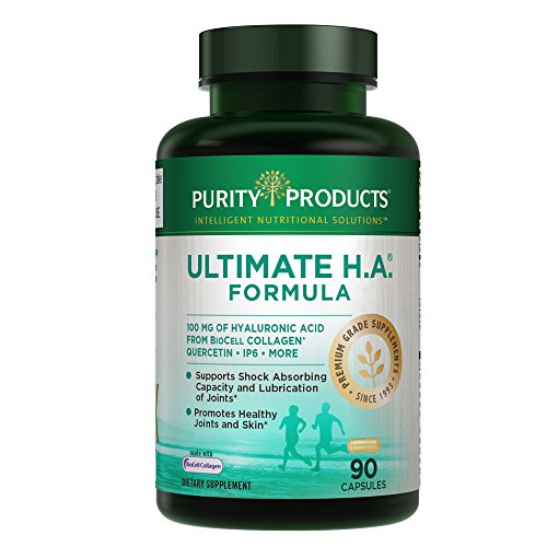 Book Cover Ultimate H.A. Formula - Clinically Studied BioCell Collagen - Dynamic Hyaluronic Acid Support for The Joints and Skin - 90 Count - from Purity Products