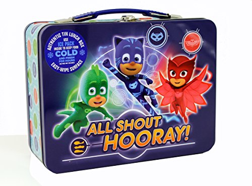 Book Cover The Tin Box Company 604707-DS Pj Masks Classic Lunchbox, Blue