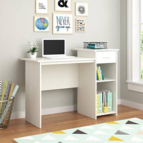 Book Cover Toys & Child Mainstays Student Desk (White) (White)