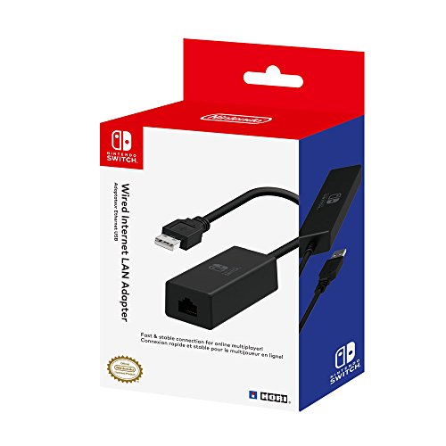 Book Cover Nintendo Switch Wired Internet LAN Adapter by HORI Officially Licensed by Nintendo