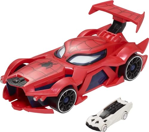 Book Cover Marvel Hot Wheels Spider-man Web-Car Launcher [Amazon Exclusive]