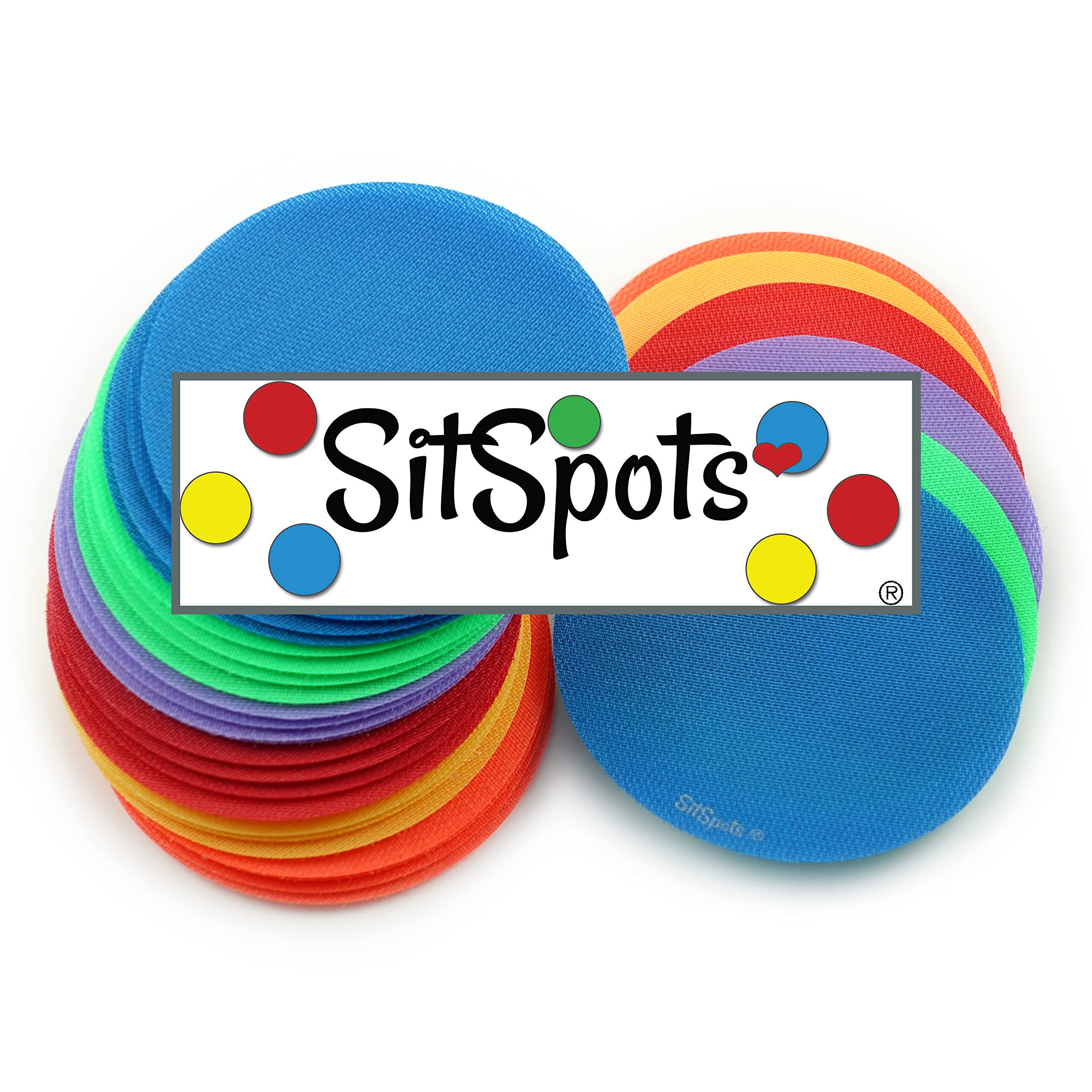 Book Cover SitSpots® Original Circle Packs - Classroom Circle Floor Dots | The Original Sit Spots for Your Classroom Seating, Organizing and Managing Your Students (4