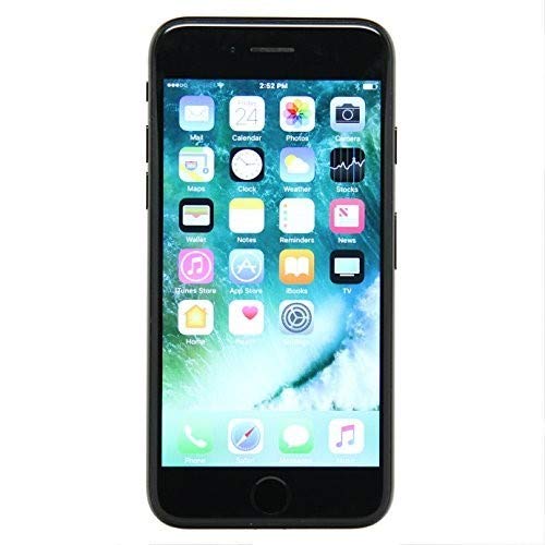 Book Cover Apple iPhone 7, GSM Unlocked, 32GB - Black (Renewed)