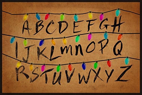 40x50 Blanket Comfort Warmth Soft Plush Throw for Couch Christmas Lights Alphabet From Stranger Things