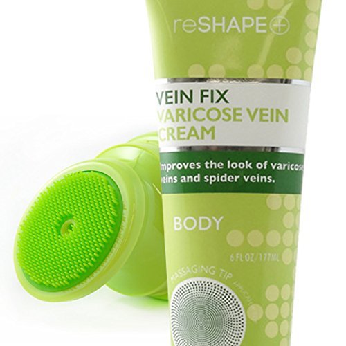 Reshape+ Varicose Vein Relief & Vein Care Cream W/Collagen, Arnica, & Horse Chestnut - Visibly Reduce Varicose Veins, Bruises, & Spider Veins, Varicose Vein Treatment Lotion For Legs & Body, 8 Fl Oz