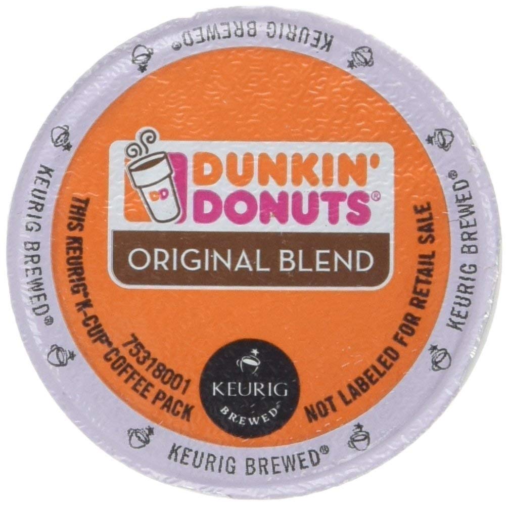 Book Cover Dunkin Donuts Original Flavor Coffee K-Cups For Keurig K Cup Brewers (48 Count) Original 48 Count (Pack of 1)