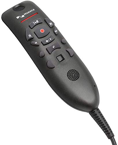Nuance PowerMic III Handheld USB Dictation Microphone with Cradle and 9 Foot Cord for Dragon Professional Group and Dragon Legal Group Only (1-10)