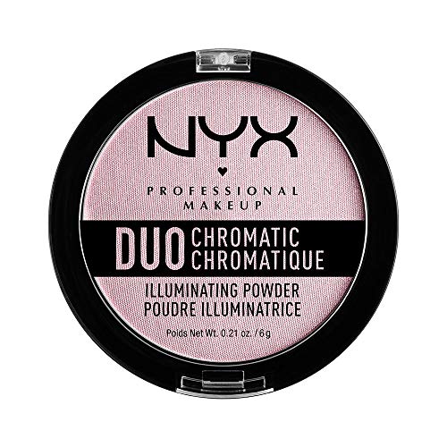 NYX PROFESSIONAL MAKEUP Duo Chromatic Illuminating Powder, Lavender Steel