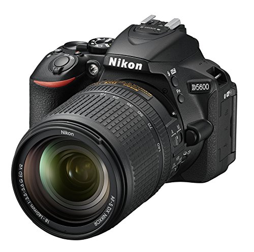 Book Cover Nikon D5600 DSLR Camera Kit [with AF-S 18-140 VR Lens] Wi-Fi and NFC Enabled, International Version - Black