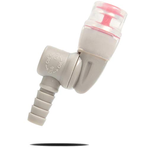 J.CARP ON-Off Switch Bite Valve Tube Nozzle Replacement for Water Bladder (Grey, 360°)