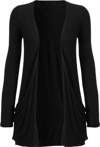 WearAll Women's Long Sleeve Pocket Cardigan