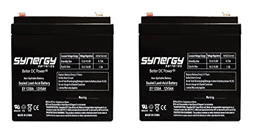 Razor E100 Electric Scooter Battery 12V 5AH - 2 Pack (This Does Not Fit The E100 Power Core) Rechargeable Beiter DC Power