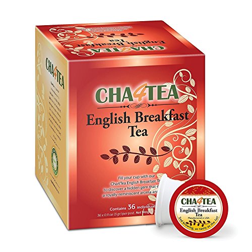 Book Cover Cha4TEA 36-Count English Breakfast Tea for Keurig K-Cup