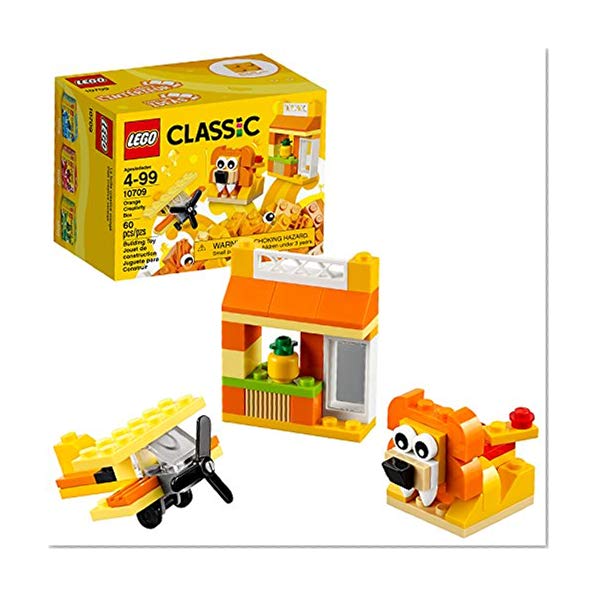 Book Cover LEGO Classic Orange Creativity Box 10709 Building Kit
