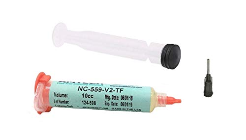 AMTECH NC-559-V2-TF no-clean tacky solder flux (ROL0) 10cc kit USA 16150K