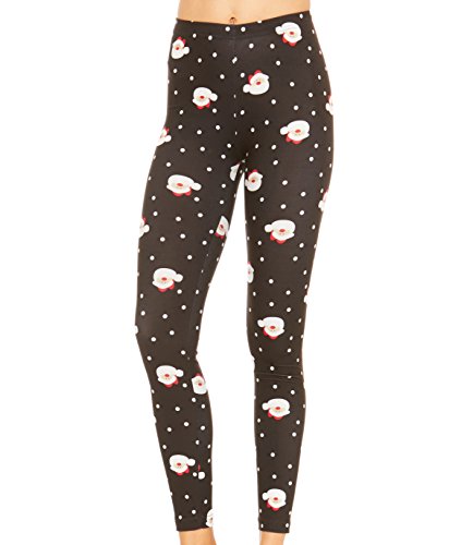 just one Girls Winter Halloween and Christmas Warm and Fun Print Leggings