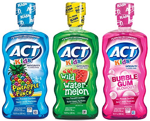 Book Cover ACT Kids Mouthwash Variety Pack (Original Version)