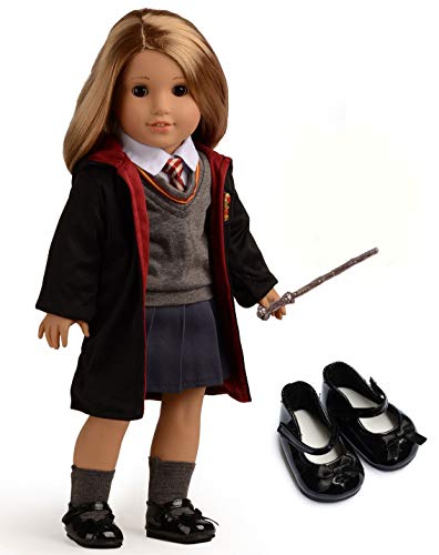 Book Cover sweet dolly Magic Outfits Witchcraft School Uniform Doll Clothes for 18 inch American Girl Doll