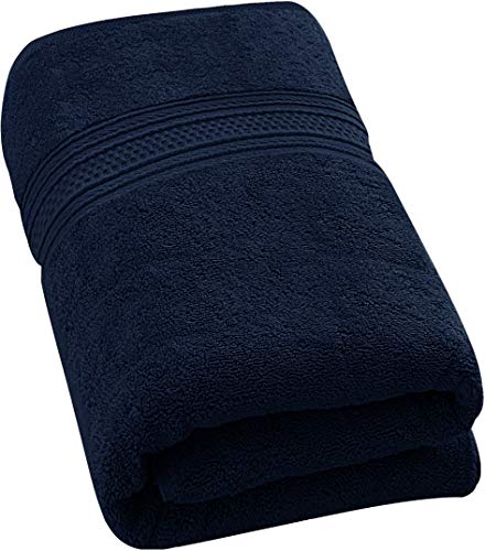 Utopia Towels 700 GSM Extra Large Bath Towel (35 x 70 Inches) - Luxury Bath Sheet - Navy