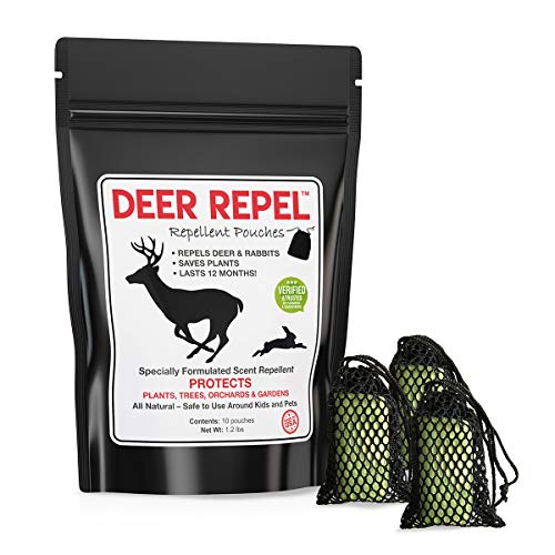 PREDATORGUARD Deer Repel Deer Repellent Plants Pouches Stop Deer Rabbits Eating Plants Trees Gardens