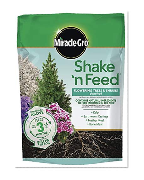 Book Cover Miracle-Gro 3002410 Shake 'N Feed Flowering Trees and Shrubs Continuous Release Plant Food
