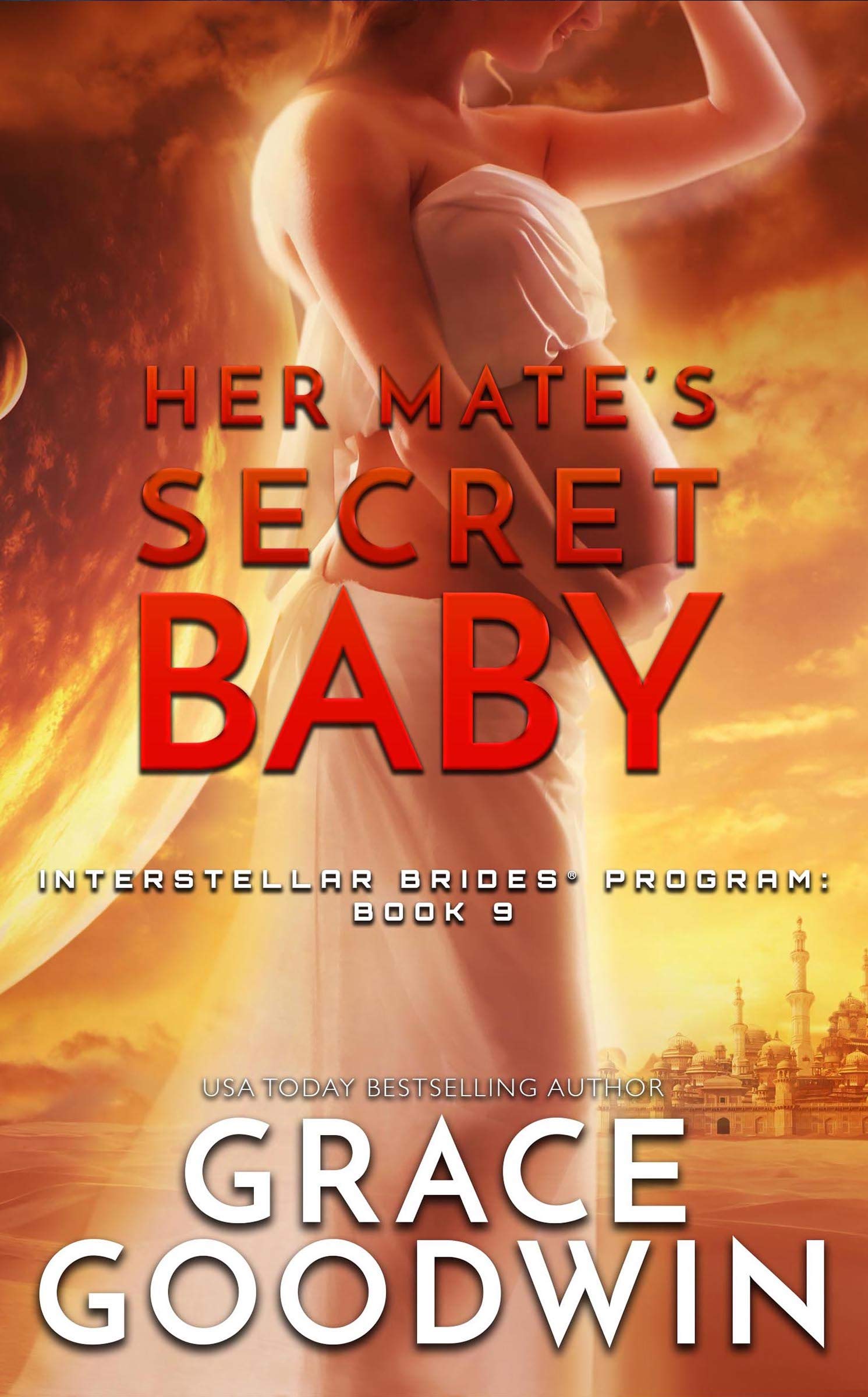 Book Cover Her Mate's Secret Baby (Interstellar Brides® Program Book 9)