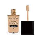 wet n wild Photo Focus Matte Liquid Foundation Golden Beige, Vegan & Cruelty-Free