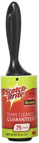 Book Cover Scotch-Brite Lint Roller 1 Pack, 75 Sheets Total...