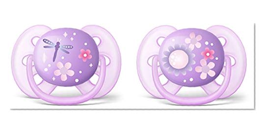 Philips Avent Sucette Ultra Douce pour Fille 6-18 Mois