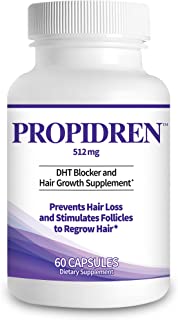Book Cover Propidren by HairGenics - DHT Blocker with Saw Palmetto To Prevent Hair Loss and Stimulate Hair Follicles to Stop Hair Loss and Regrow Hair.