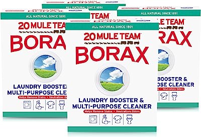 Book Cover 20 Mule Team Borax Laundry Booster 65oz (Pack of 4)