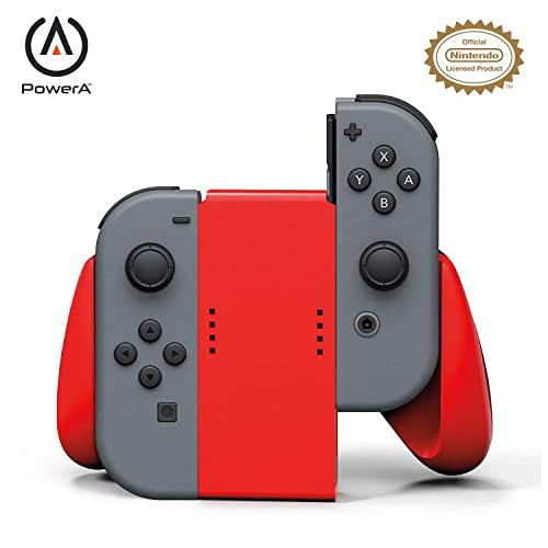 Book Cover PowerA Joy Con Comfort Grips for Nintendo Switch - Red