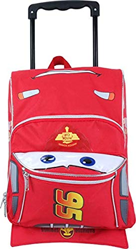 Pixar Cars Toddler 12" Rolling Lightning McQueen backpack