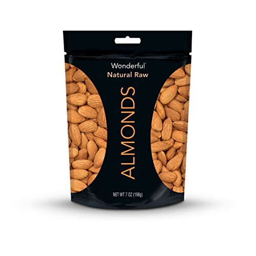 Book Cover Wonderful Almonds, Natural Raw, 7 Ounce Pouch
