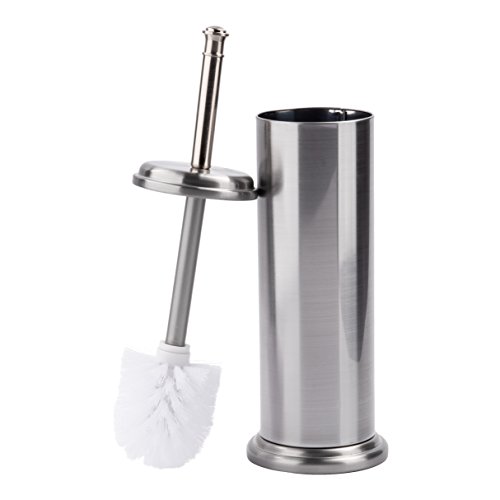 Book Cover LDR 164 M6459BN Toilet Brush with Canister Brushed Nickel Finish