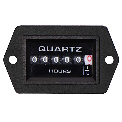Searon Quartz Hour Meter 110~250V AC for Generator ATV Lawn Mower Compressor Tiller Chipper