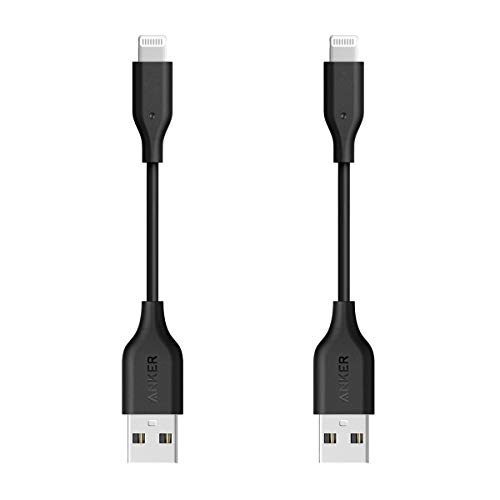 [2 Pack] Anker Powerline Lightning Cable (4 inch) Apple MFi Certified - Lightning Cables for iPhone Xs/XS Max/XR/X / 8/8 Plus / 7/7 Plus, iPad Mini / 4/3 / 2, iPad Pro Air 2
