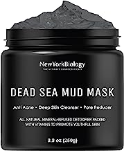 Book Cover New York Biology Dead Sea Mud Mask for Face and Body - Spa Quality Pore Reducer for Acne, Blackheads and Oily Skin, Natural Skincare for Women, Men - Tightens Skin for A Healthier Complexion - 8.8 oz