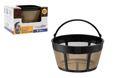 Book Cover GoldTone SYNCHKG110629 gt8/12cbf Coffee Filter, Stainless Steel, Black