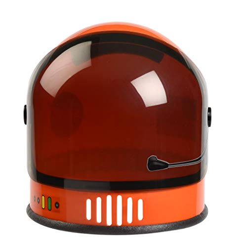 Book Cover Aeromax Youth Astronaut Helmet with Movable Visor, Orange