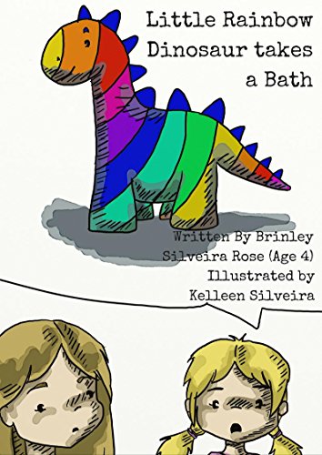 Book Cover Little Rainbow Dinosaur Takes a Bath