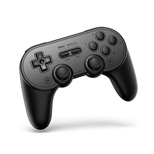 Book Cover 8Bitdo SN30 Pro+ Wireless Bluetooth Gamepad for Nintendo Switch, Windows, Macos, Android, Raspberry Pi (Black Edition) (Nintendo Switch//)