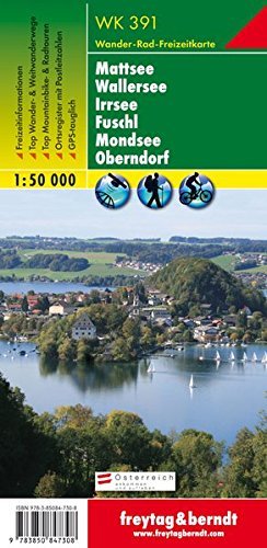 Autria WK391: Mattsee-Mondsee-Wallerse e Irrsee-Fuschl 50K (English, French and German Edition) by Freytag-Berndt und Artaria (2005-12-09)