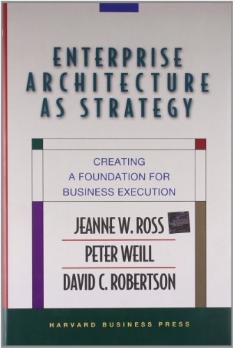 Enterprise Architecture As Strategy: Creating a Foundation for Business Execution by Jeanne W. Ross (2006-08-01)