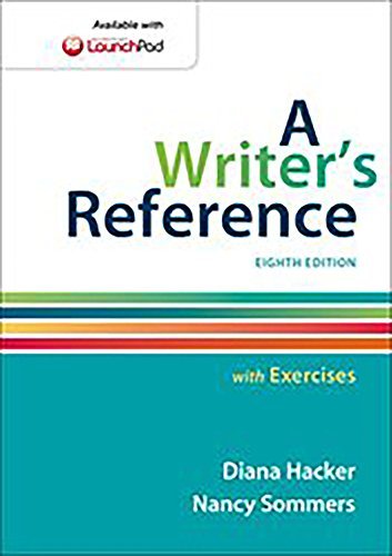 A Writer's Reference with Exercises by Diana Hacker (2014-10-03)